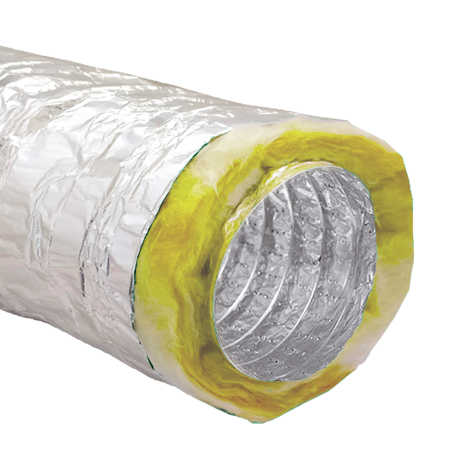 Tubo flexible de aluminio aislado 10 m — Ø80 a 500 mm (IsoVay) — Vayron
