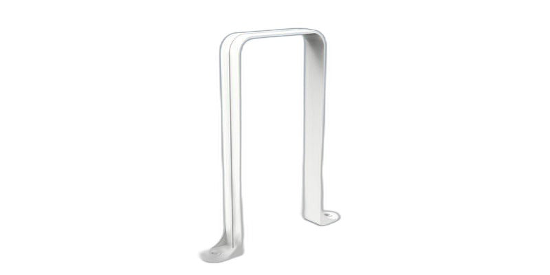 Abrazadera de canto rectangular PVC 110×55 mm — Vayron
