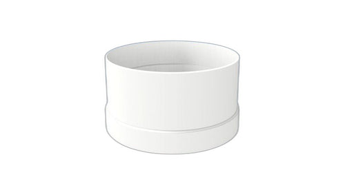 PVC cooker hood adapter Ø125 to Ø120 mm — Vayron