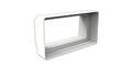PVC rectangular converter 147×70 to 110×55 mm — Vayron