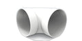 PVC 90° round elbow Ø100 mm — Vayron