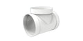 Te circular PVC Ø100 mm — Vayron