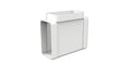 Te horizontal rectangular PVC 110×55 mm — Vayron