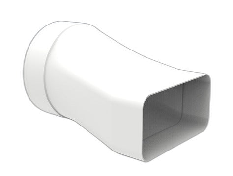 Empalme de pared mixto PVC 110×55 a Ø100 mm — Vayron